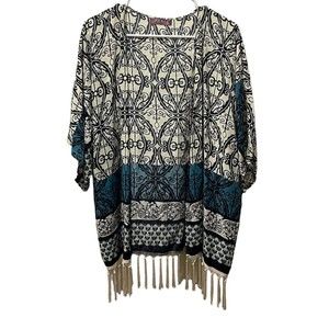 Selfie Couture By Trendology Boho‎ Hippie Lightweight Cardigan Size M/L